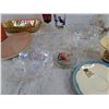 Image 5 : Vintage Ceramic Tea Cups, Plates, Saucers, Blue Ribbon Ground Cinnamon Tin, Cups, Misc