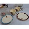 Image 6 : Vintage Ceramic Tea Cups, Plates, Saucers, Blue Ribbon Ground Cinnamon Tin, Cups, Misc