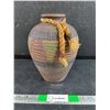 Image 3 : Hand Painted Pottery Vase 9"