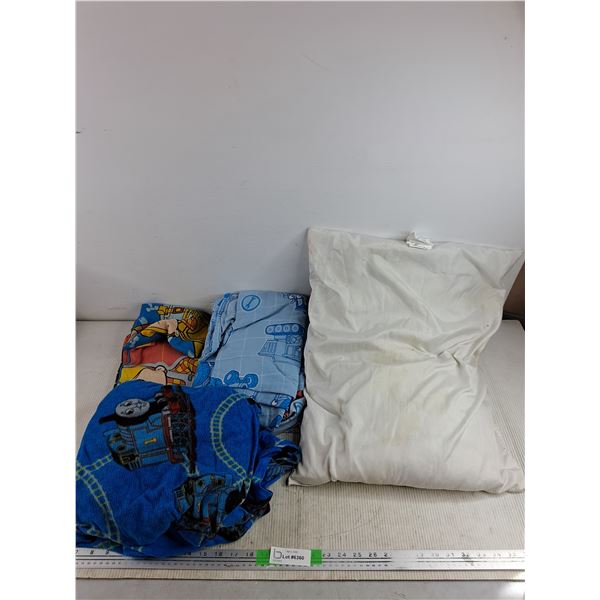Bob The Builder & Thomas Train Twin Sheet Sets, Pillow