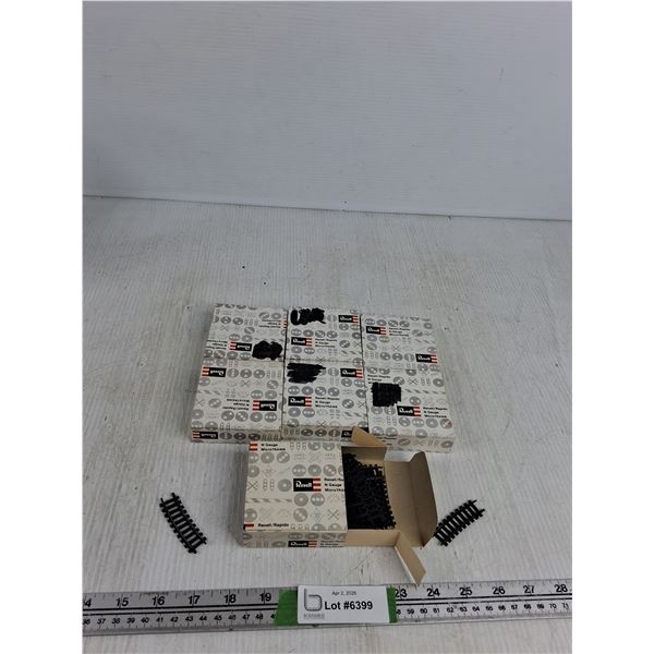 (7) Boxes of 10 Gauge Railway Tracks 2.5"