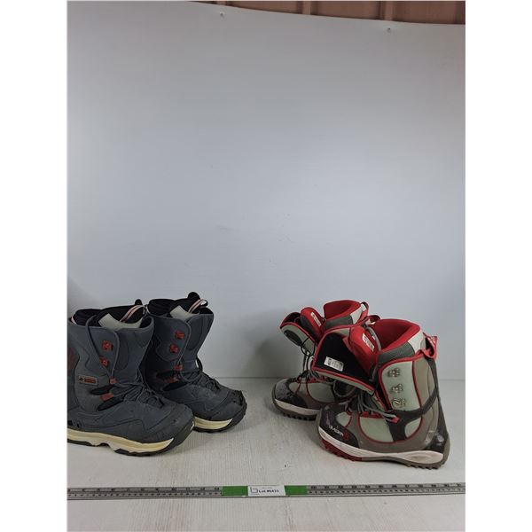 (2) Snowboard Boots- Division 3: Mens 7 & LS3 : Mens 9( as is )