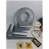Image 3 : O-Ring Clamps, Shelf Brackets, Flashlight, Hinges, Misc