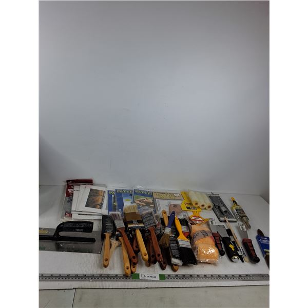 Drywall Knife & Trowel, Paint Brushes, Trim Brushes, Stainless Steel Scrapers, Misc