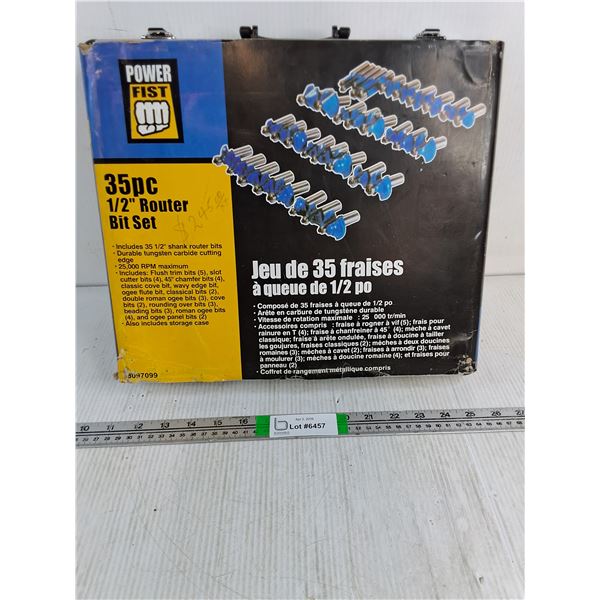 Power Fist 35 Pc. 1/2" Router Bit Set