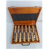 Image 2 : 12 Piece Wood Carving Hand Chisel Tool Set in Wood Case