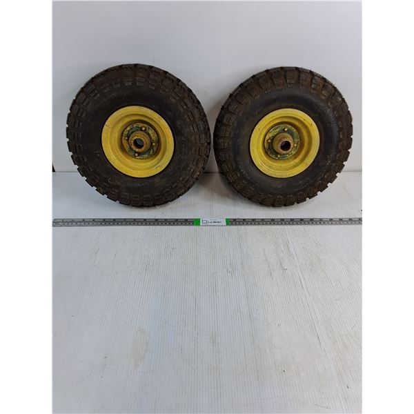 (2) 4-Ply Tires-Size 4.00-6-John Deere Riding Mower - PICK UP