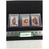 Image 1 : (3) Panini/Topps Calgary Flames/Johnny Gaudreau Rookie Silver Foil Sticker Cards - Unauthenticated