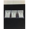 Image 2 : (3) Panini/Topps Calgary Flames/Johnny Gaudreau Rookie Silver Foil Sticker Cards - Unauthenticated