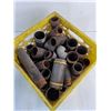 Image 2 : Milk Crate Full of Assorted Metal Pipe - Cannot Ship