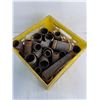 Image 3 : Milk Crate Full of Assorted Metal Pipe - Cannot Ship