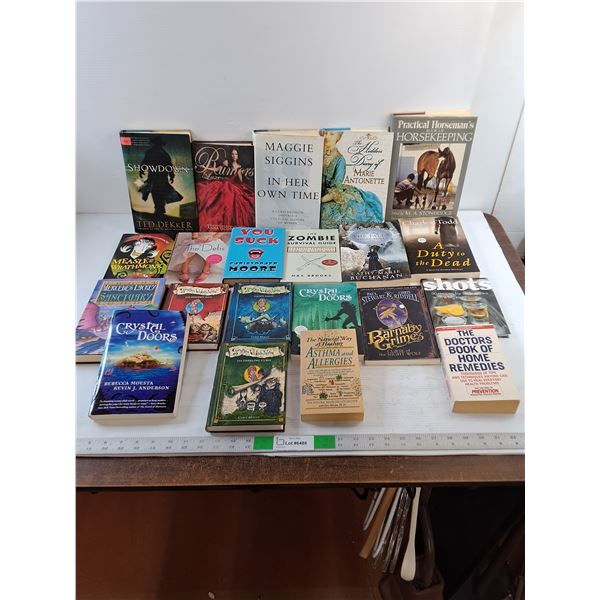 Assorted Books  - Fiction  / Young Adult  /  Instructional  /  Recipes  /  Health & Wellness
