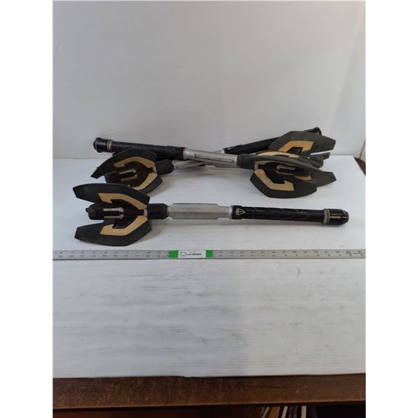 (4) Nerf - N'Force Battlemaster Mace Axes 29"- As Is - PICK UP