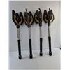 Image 2 : (4) Nerf - N'Force Battlemaster Mace Axes 29"- As Is - PICK UP