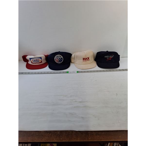 (4) Hats - Vintage  / Trucker (All Snap Backs)