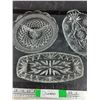 Image 3 : (3)  Glass Serving Dishes