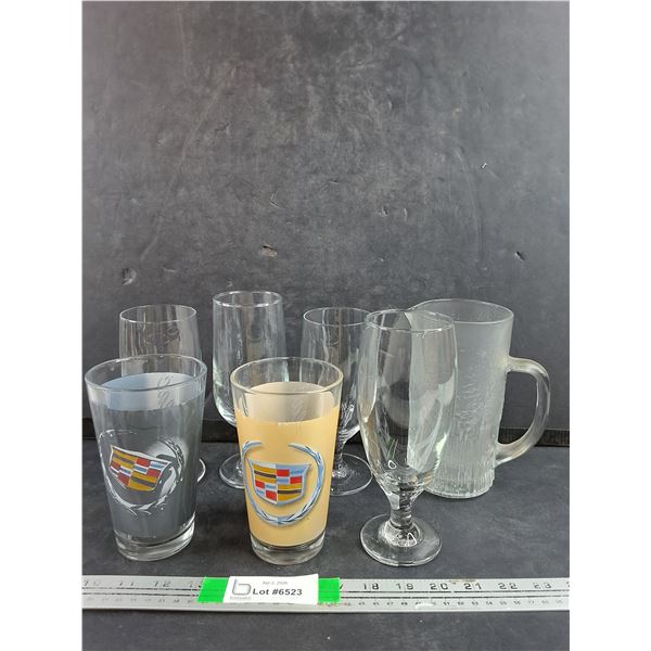 Glass Goblets, Cadillac Glasses, Glass Pitcher