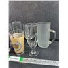 Image 3 : Glass Goblets, Cadillac Glasses, Glass Pitcher