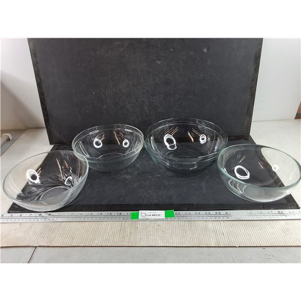 (4) Glass Bowls