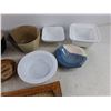 Image 4 : Ceramic Bowls, Plastic Strainer,  Ceramic Serving Plate