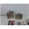 Image 2 : (2) Liquor Flasks, Wine Bottle Openers, Decorative Corks