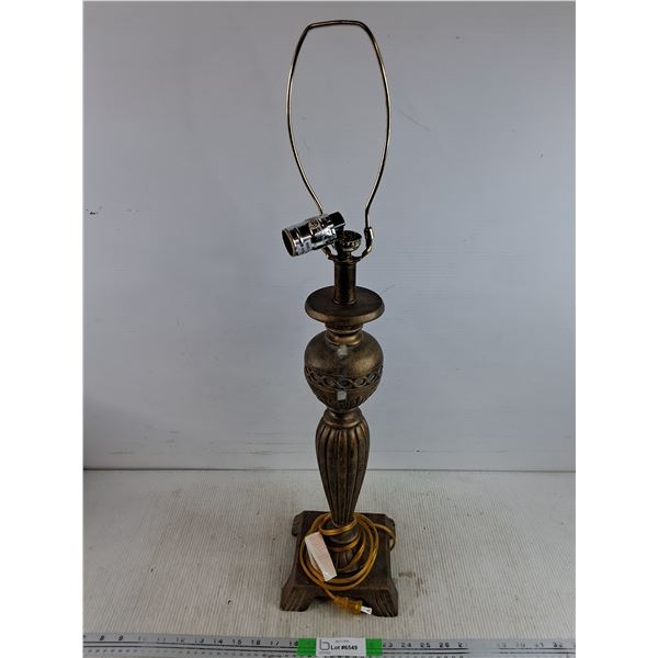 Vintage Table Lamp, Chipped, Needs Repair 29" - PICK UP ONLY