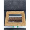 Image 1 : Wicker Framed Mirror 16" x 12"