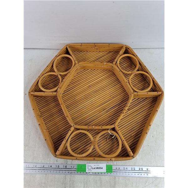 Bamboo Serving Tray 17"