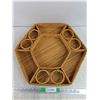 Image 1 : Bamboo Serving Tray 17"
