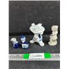 Image 4 : Ceramic Figure, Tea Set Table Ornament, Ceramic Boy & Girl Salt & Pepper Shakers
