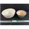 Image 1 : 9" Vintage Ceramic Mixing Bowl, Culinary Arts 6" Ceramic Bowl