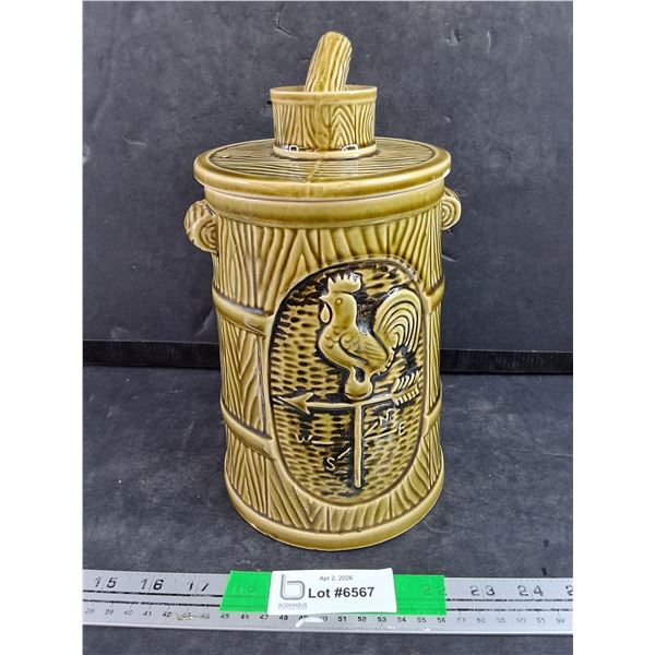 Enesco Butter Churn Weathervane Cookie Jar