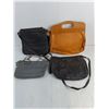 Image 2 : (4) Faux Leather Ladies Hand Bags - All As is