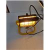 Image 2 : Halogen Work Light - Tested, Vintage Strauss Radio - Working but Some Damage, Yellow Rain Hood