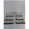 Image 1 : Set of 6 Chrome Mudflap "FX4" Labels