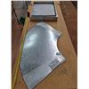Image 1 : * Duct & Vent Pieces for Furnace - 25" x 20"Filter Cabin, 46"  Rounded Sheets - Cannot Ship