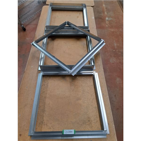 * (4) Sheet Metal Furnace Frames - 22" x 22" - PICK UP