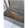 Image 2 : Large Metal Tool Box - 29.5x8x6" - Cannot Ship