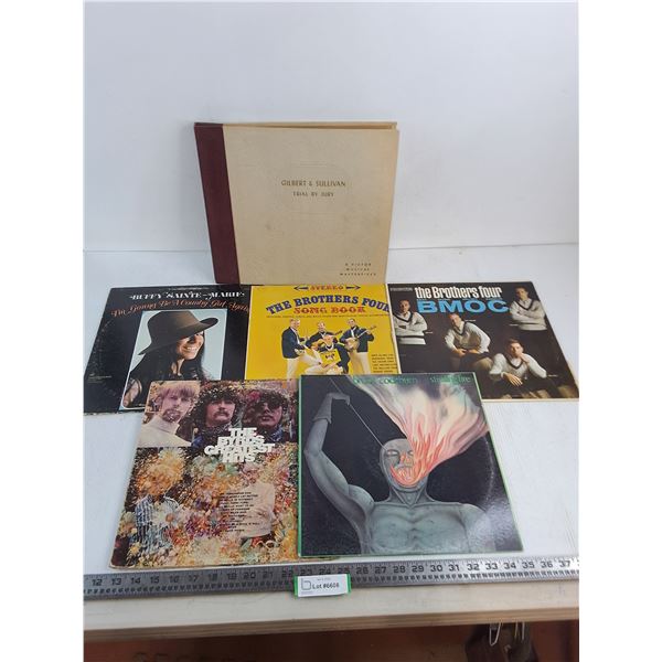 (5) Records (The Byrds, Brothers Four), Book Set of Gilbert & Sullivan