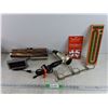 Image 1 : Revlon Hair Dryer, Advance Alarm Clock - Powers On, As Is, Cribbage Board, Duvet Clips, Misc