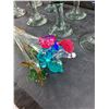 Image 5 : Swizzel Sticks & (8) Glass Goblets