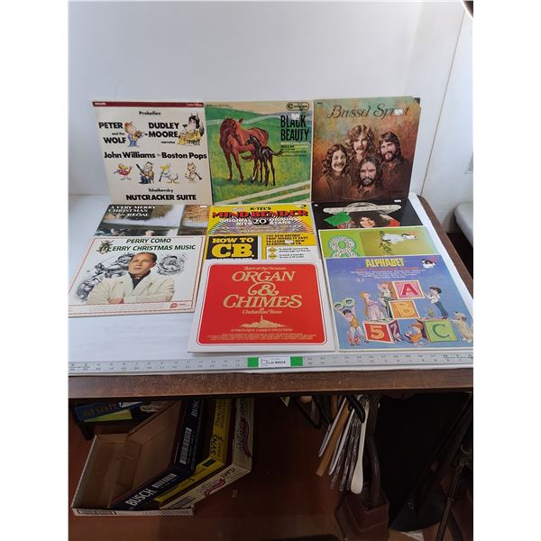 (11) Vintage Vinyl Records  -  Como, How To CB, K-Tel, Misc.