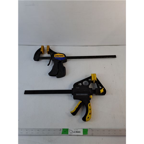(2) One Handed Bar Clamps Up to 20.5"- Cannot Ship