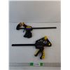 Image 1 : (2) One Handed Bar Clamps Up to 20.5"- Cannot Ship