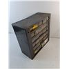 Image 3 : Metal Storage Tray 12" x 5.75" x 12"  with Drawers & Contents- PICK UP ONLY