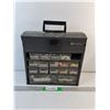 Image 1 : Holt Metal Storage Case with Drawers 12" x 5.75" x 11.75" & Contents - PICK UP