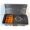Image 2 : Holt Metal Storage Case with Drawers 12" x 5.75" x 11.75" & Contents - PICK UP