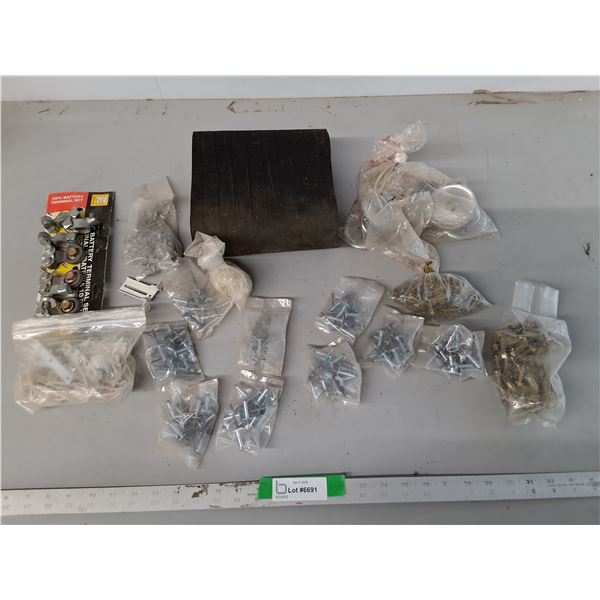 Battery Terminal Set, Rivets, Hex Head Bolts, Misc.