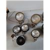 Image 3 : Vintage Tractor Headlights- As Is