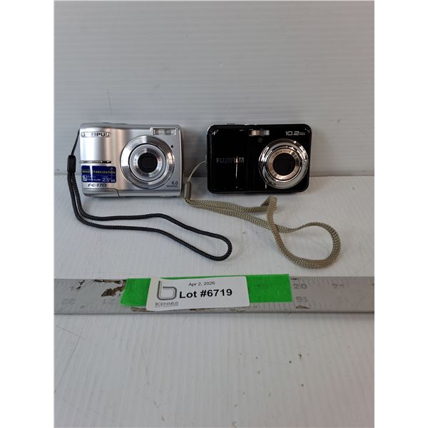 (2) Digital Cameras- Fujifilm & Olympus- As Is